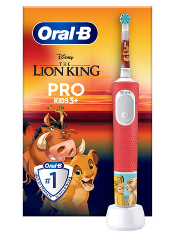 Oral-B Elektryczna szczoteczka "Vitality Pro 103 The Lion King" w kolorze czerwonym