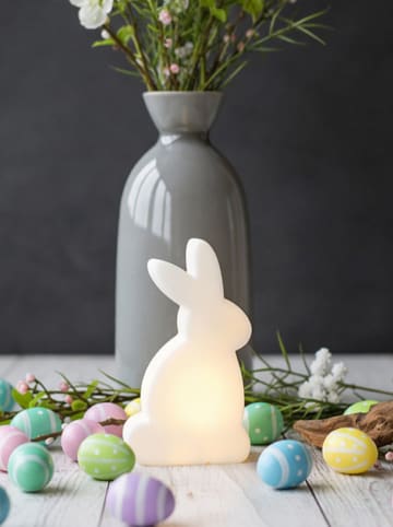8 seasons Led-decolamp "Shining Rabbit" wit - (B)6,6 x (H)11,5 cm