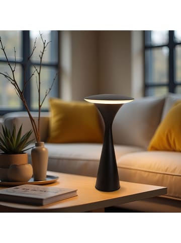 8 seasons Lampa stołowa LED "Hello Space" w kolorze czarnym - wys. 27 cm