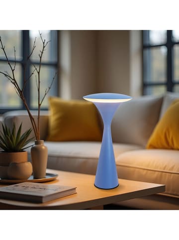 8 seasons Lampa stołowa LED "Hello Space" w kolorze niebieskim - wys. 27 cm