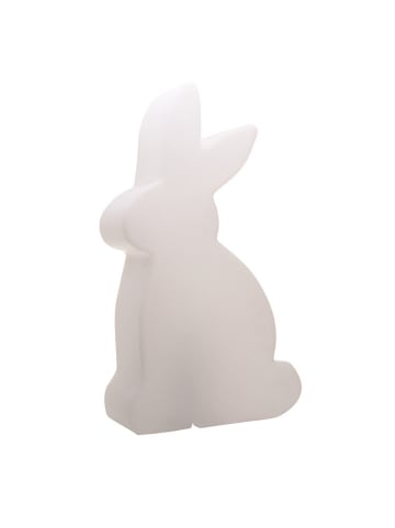 8 seasons Led-decolamp "Shining Rabbit" wit - (H)50 cm