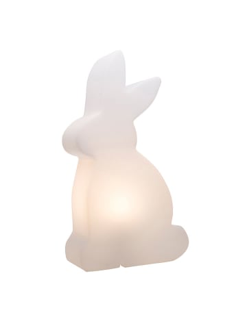 8 seasons Led-decolamp "Shining Rabbit" wit - (H)50 cm