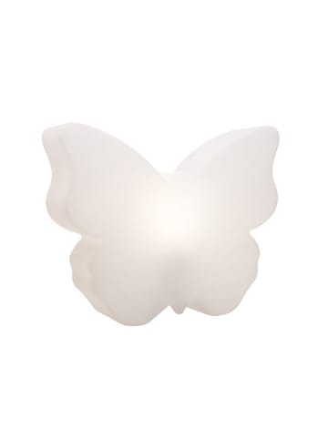 8 seasons Solarlamp "Shining Butterfly" wit - (B)55 x (H)40 cm