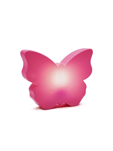 8 seasons Led-decolamp "Shining Butterfly" roze - (B)55 x (H)40 cm