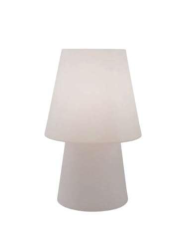 8 seasons LED-Dekoleuchte "No. 1" in Weiß - (H)60 x Ø 28,5 cm