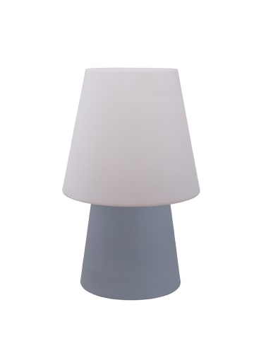 8 seasons Lampa dekoracyjna LED "No. 1" w kolorze szarym - wys. 60 x Ø 28,5 cm