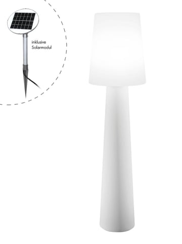 8 seasons Lampa solarna "No. 1" w kolorze białym - wys. 160 x Ø 41,5 cm