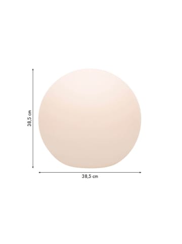 8 seasons Solarlamp "Shining Globe" wit - Ø 38,5 cm