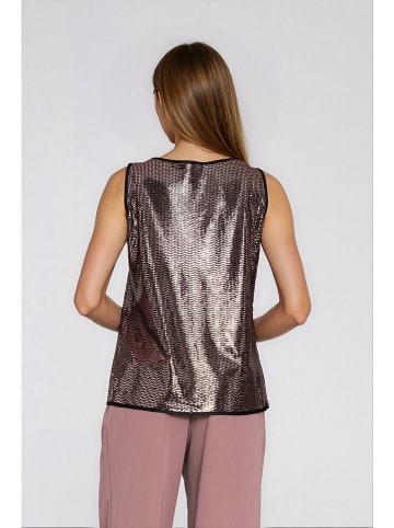 Nife Top in Schwarz/ Braun