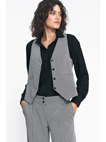 Nife Bodywarmer zwart/wit