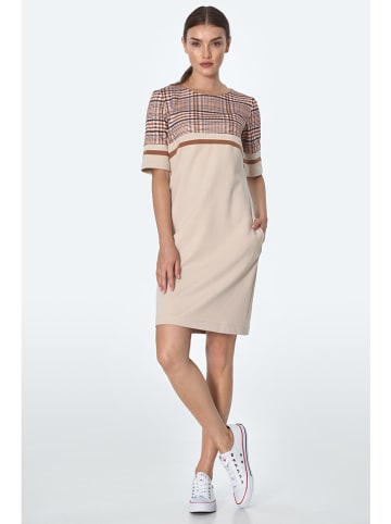 Nife Kleid in Beige/ Hellbraun