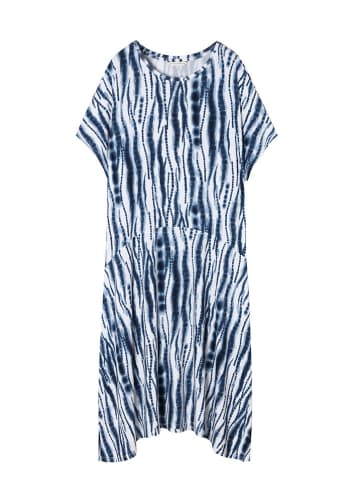 TATUUM Jurk donkerblauw/wit