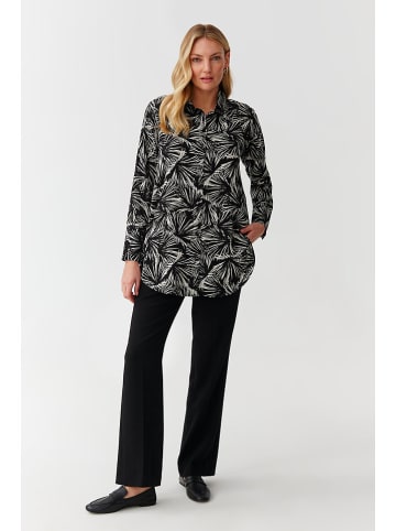 TATUUM Bluse in Schwarz/ Weiß