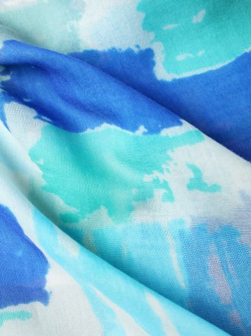 TATUUM Schal in Hellblau/ Türkis - (L)180 x (B)86 cm