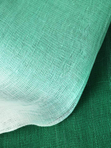 TATUUM Leinen-Schal in Grün - (L)185 x (B)55 cm