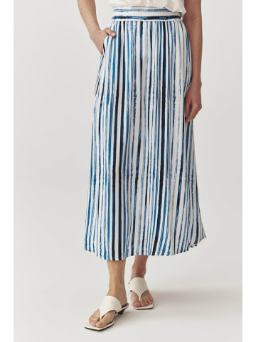 TATUUM Rok blauw/wit