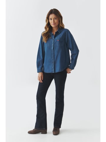 TATUUM Jeans-Hemd in Dunkelblau