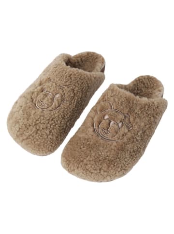 TATUUM Kapcie w kolorze jasnobrązowym