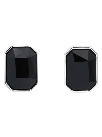 TATUUM Manschettenknöpfe in Schwarz/ Silber