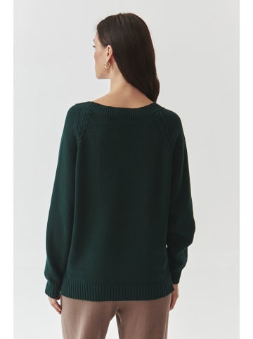 TATUUM Sweter w kolorze ciemnozielonym