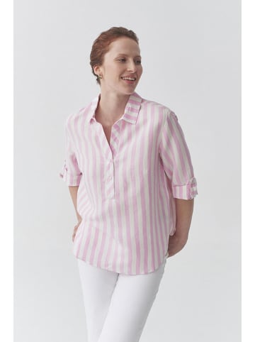 TATUUM Bluse "Baleo" in Rosa/ Weiß