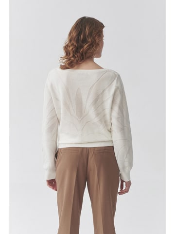 TATUUM Sweter "Finn" w kolorze białym
