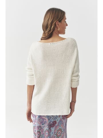 TATUUM Sweter "Alya" w kolorze kremowym