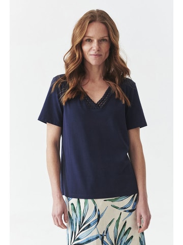 TATUUM Bluse "Erykah" in Dunkelblau
