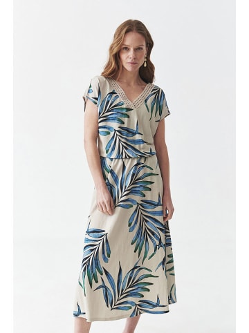 TATUUM Jurk "Bonnie" beige/groen