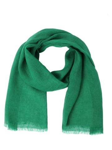 TATUUM Linnen sjaal "Lambi" groen - (L)180 x (B)50 cm