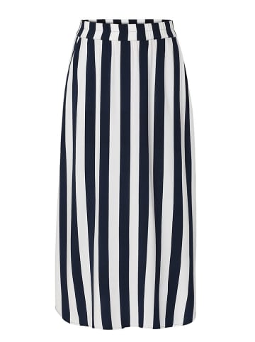 TATUUM Rock "Katia" in Dunkelblau/ Weiß