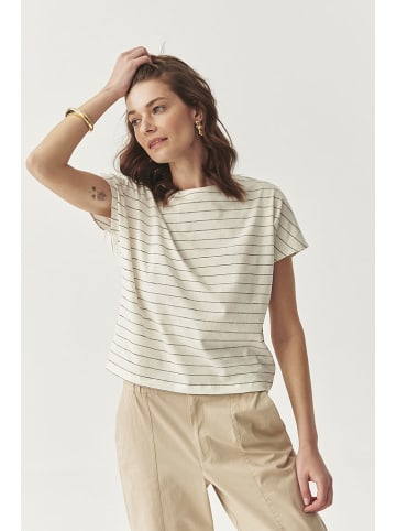 TATUUM Shirt in Weiß/ Schwarz