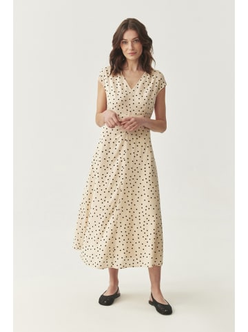 TATUUM Kleid in Sand/ Schwarz