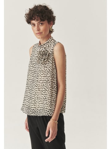 TATUUM Blousetop zandkleurig/zwart