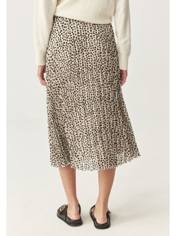 TATUUM Plissérok crème/zwart