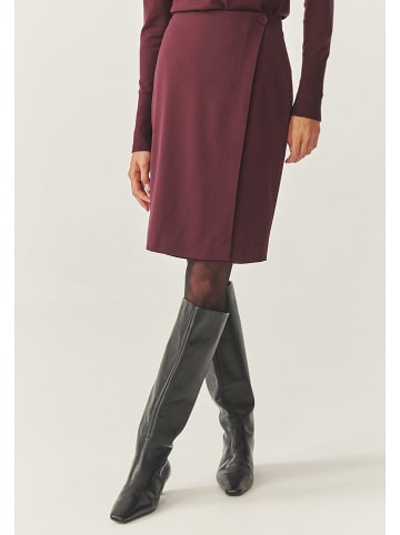 TATUUM Spódnica "Bowa" w kolorze bordowym