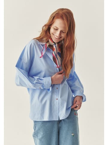 TATUUM Blouse "Ami" lichtblauw/wit