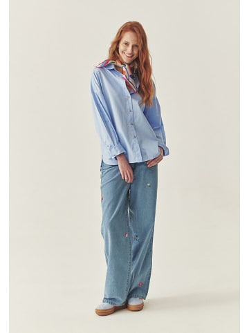 TATUUM Hemd "Ami" in Hellblau/ Weiß