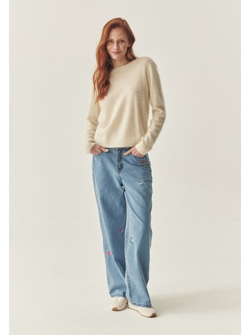 TATUUM Wełniany sweter "Bella" w kolorze kremowym