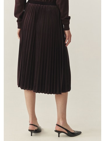 TATUUM Plissérok "Lamara" pruimkleurig