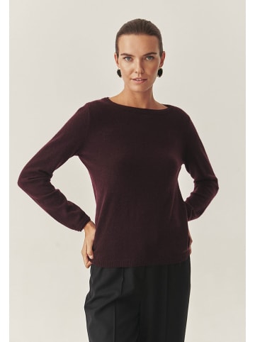 TATUUM Kasjmieren trui "Lemon" bordeaux