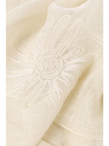 TATUUM Linnen sjaal crème - (L)180 x (B)60 cm