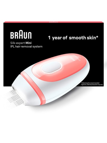 Braun IPL-ontharingsapparaat "Silk-expert Pro IPL PL1000" wit/roze