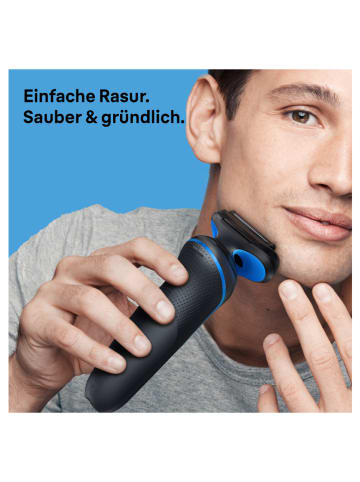 Braun Elektrisch scheerapparaat "Series 5 - 51-B1820s" zwart/donkerblauw