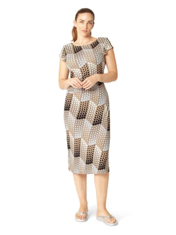 Ilse Jacobsen Kleid in Hellbraun/ Hellblau