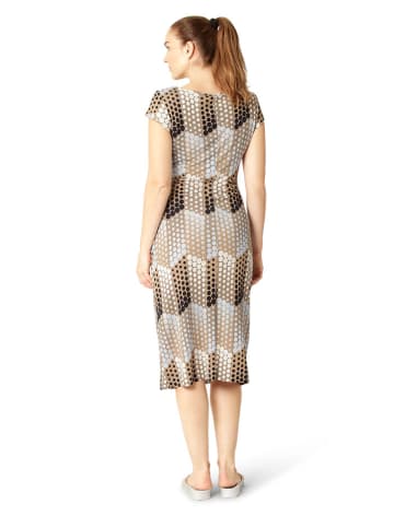 Ilse Jacobsen Kleid in Hellbraun/ Hellblau