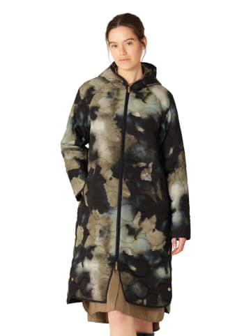 Ilse Jacobsen Übergangsmantel in Schwarz/ Khaki