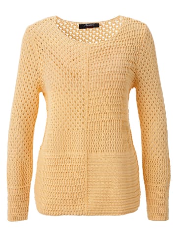 Aniston Pullover in Gelb