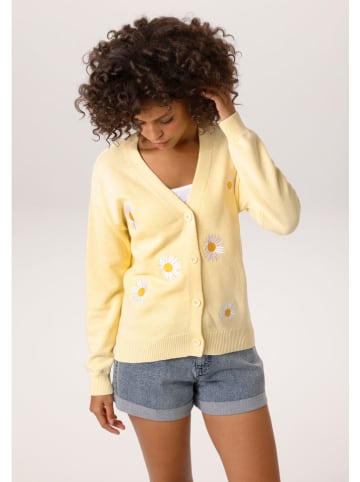 Aniston Cardigan in Gelb