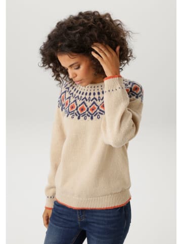 Aniston Pullover in Beige